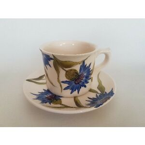 Búzavirágos óriás bögre, kerámia, kézzel festett 5dl 129249810 - Vanilia Kerámia