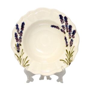 Violin levendulás mélytányér,kerámia,kézzel festett-dia.24x5cm 129249830 - Vanilia Kerámia