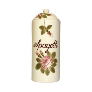 Romantikus rózsás spagettitartó,kerámia,kézzel festett-dia.12x30cm 129249845 - Vanilia Kerámia