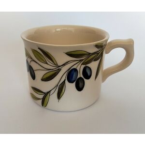 Violin olajbogyós óriás bögre, kerámia, kézzel festett 5dl 129249870 - Vanilia Kerámia