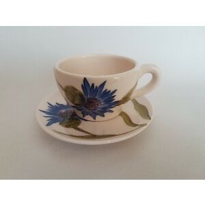 Búzavirágos kávéscsésze, kerámia, 1,5dl, kézzel festett 129249899 - Vanilia Kerámia