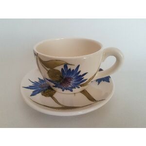 Búzavirágos teáscsésze, 3dl kerámia, kézzel festett 129249905 - Vanilia Kerámia