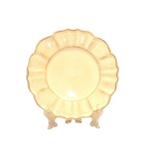 Romantikus desszerttányér,natúr,kerámia,kézzel festett 129249918 - Vanilia Kerámia