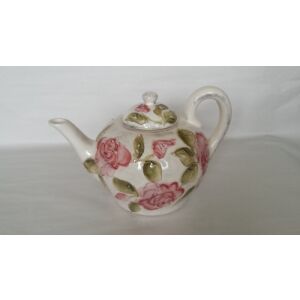 Domború mintás kanna,virágos bordó,kerámia,kézzel festett 129249926 - Vanilia Kerámia