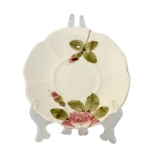 Romantikus rózsás kávésalj,kerámia,kézzel festett 129249966 - Vanilia Kerámia