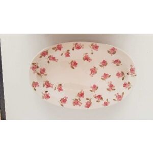 Violin rózsás ováltál, nagy,kerámia kézzel festett -43x27,5x4cm 129249980 - Vanilia Kerámia