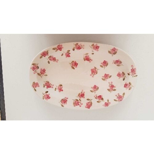 Violin rózsás ováltál, nagy,kerámia kézzel festett -43x27,5x4cm 129249980