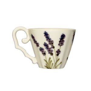 Violin levendulás teáscsésze, kerámia, kézzel festett 129249981 - Vanilia Kerámia
