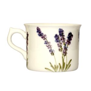 Violin levendulás óriás bögre, kerámia, kézzel festett 5dl 129249983 - Vanilia Kerámia