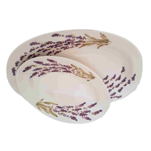 Violin levendulás ováltál,nagy,kerámia,kézzel festett-43x27x4,5cm 129249987