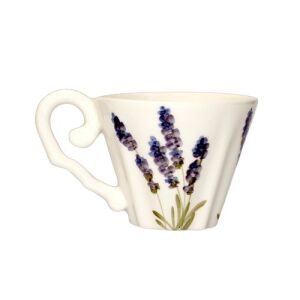 Violin levendulás kávéscsésze, kerámia, kézzel festett 129250006 - Vanilia Kerámia