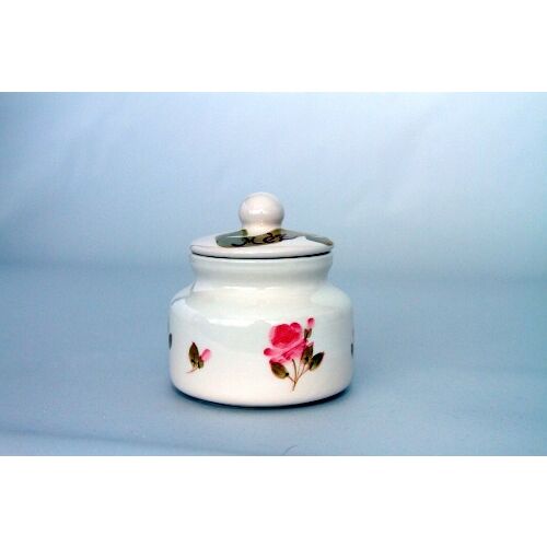 Violin rózsás méztartó kicsi, csurgatóval, kerámia, kézzel festett 5dl 129250059