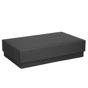 Elegáns fekete díszdoboz egy nagy pénztárcához