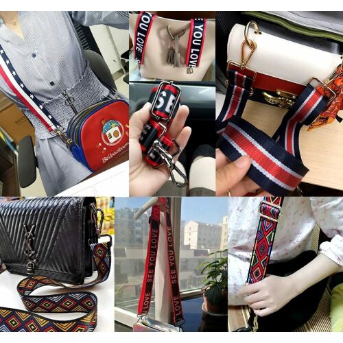 Hosszú állítható táskapánt, szélesség 38 mm, poliészter szalag, arany vasalat 129252311