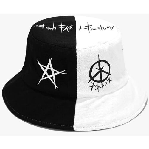 Graffiti BUCKET HAT, univerzális méret, poliészter és pamut, fekete-fehér színben 129252867