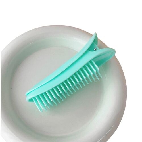 Görgős csap klipsszel a haj gyökerénél történő emeléséhez, fekete, műanyag 129252897