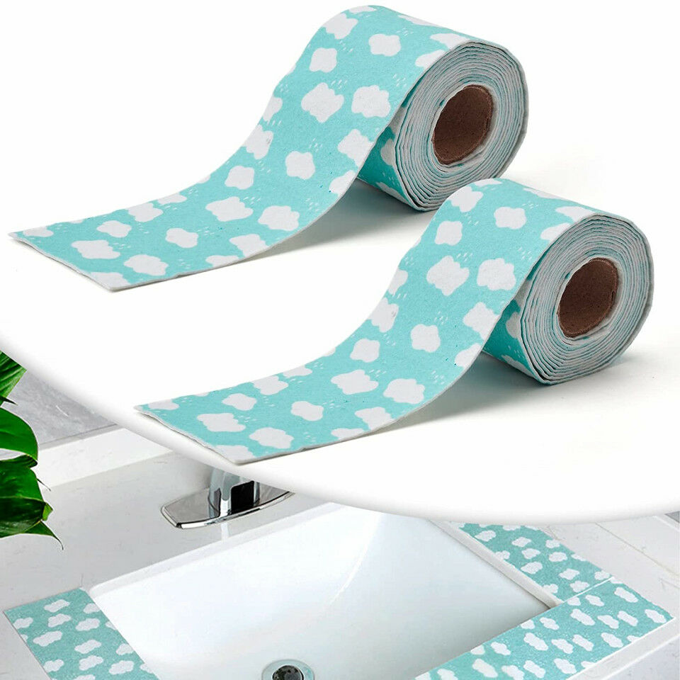 Set de 2 benzi de etansare impermeabila Yizemay, rezistente la apa, albastru deschis, 280 x 8 cm