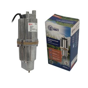 DDT Professional VMP 60-3 rezgő merülő szivattyú, a szivattyú és a csomagolása látható - DDT