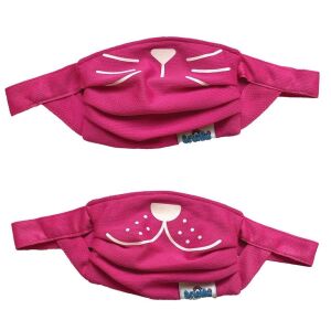 Set 2 masti faciale reutilizabile (acoperitoare fata), Trunki, Roz 129258333 - Mască pentru gură