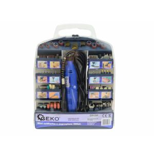 Set mini polizor Geko cu 227 accesorii, 270W, 88dB - Seturi scule și Scari