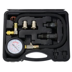 Geko Diesel Kompressionstester-Set mit Manometer, Schlauch und Adaptern - Kfz-Diagnosegeräte