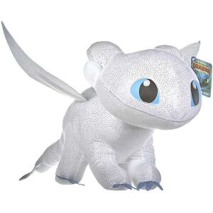 Light Fury Plüschtier, 40 cm, weißer Drache, DreamWorks Drachen - Kuscheltiere