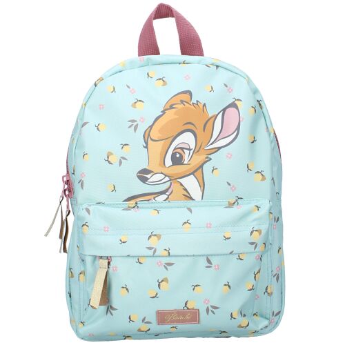 Vadobag Rucksack Bambi Blushing Blooms Disney Classics, niebieski z wzorem cytryn i kwiatów, z Bambi