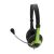 Esperanza Rooster Kopfhörer mit Mikrofon schwarz/grün 139030699