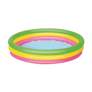 Bestway Aufblasbarer Kinderpool - 152cm Durchmesser, Mehrfarbig - Pools und Strandspielzeug