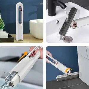 MiniMop príklady použitia, koláž prenosného ručného mopu - Felmosó