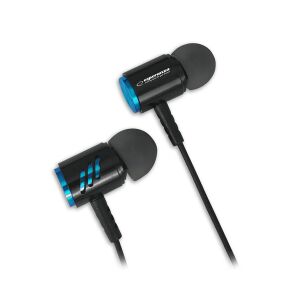 Esperanza EH207KB schwarze und blaue In-Ear-Kopfhörer mit Mikrofon - Peripheriegeräte