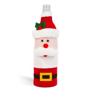 Vianoná dekorácia na fau s alkoholom - 3D Santa - polyester - 27 x 12 cm 129267026