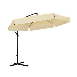 GardenLine 'Banana' Hngender Sonnenschirm - Beige - 3 m 129273414