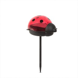 LED-Solarlampe - Marienkfer - Kaltwei - 75 x 60 x 156 mm 129276415