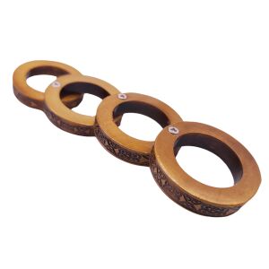 Zestaw dwóch pudełek do samoobrony IdeallStore, Antique® Justice ze stali nierdzewnej 129278712 - Nóż myśliwski i survivalowy