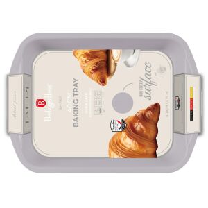 Téglalap alakú tálca 40x28,5 cm Taupe Berlinger Haus BH 7907, tapadásmentes, szürke