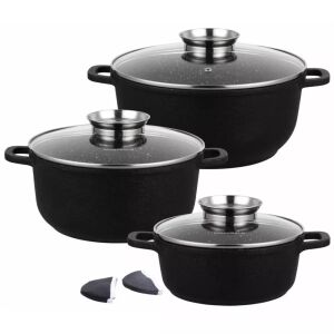 Edénykészlet fedővel 20/24/28 CM Klausberg KB7359 132041105 - Edénykészlet