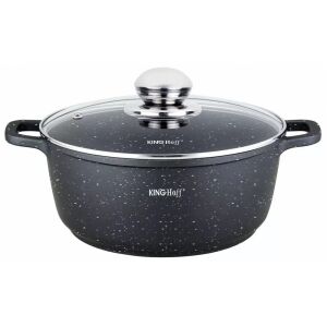 Kinghoff KH1594 3.3L Fedővel ellátott lábas, 22cm - Kinghoff