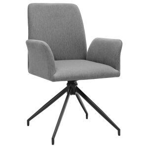 Otočné kreslo Daya, čalúnené 134544066 - Jedálenská stolička
