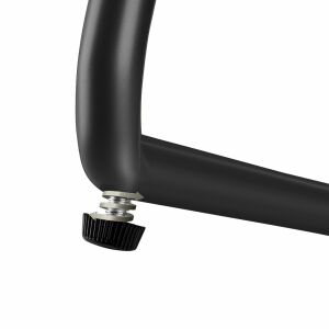 Jedálenská stolička Jeane, zamatový vzhľad, rám na lyžinách 134636321 - Jedálenská stolička