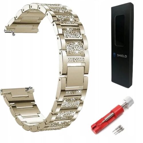 Acélszíj Huawei Watch GT2, GT3 42mm, Samsung Galaxy Watch FE 7 6 5 4 40/42/43/44/45/46/47, Amazfit Active BIP S LITE U PRO GTS 2 3 4 GTR 42mm MINI órákhoz, 20 mm