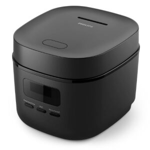 Philips HD3080/80 Mini Reiskocher, schwarz, 400W - Küche & Essen