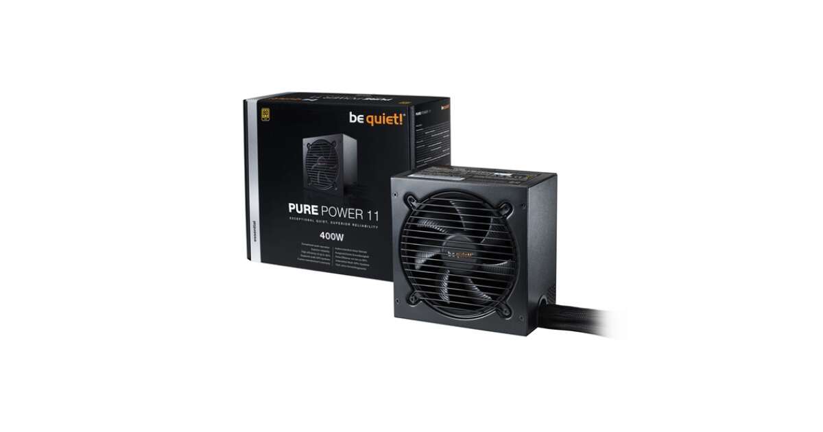 Be quiet! Pure Power 10 CM 80 Plus Silver Power Supply - 400 Watts - Watercooling UK