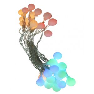 Lampki świąteczne Flippy, 3,5 m, 30 diod LED RGB, kulki - Lightshine