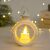 Decoratiune Craciun tip Felinare cu baterii, 13.5 x 9 cm,Lumanare cu lumina alb cald fara geam,baterii incluse,Alb 129314258