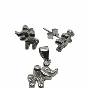 Zestaw myszy ze srebra próby 925 129343479 - Dla kobiet