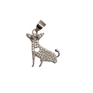 Pandantiv, Jolie Silver, Argint 925, Model Catel cu Inima, 1.5 G, 1.8 x 1.7 Cm 129351966 - Pandantive damă