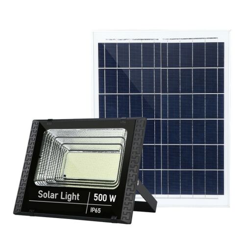 Flippy 500W napelemes reflektor napelem panellel, IP65 vízálló - Kert