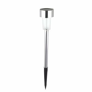 Слънчева LED лампа за градинска пътека, сребърна, Flippy, многоцветна - Nonbrand Слънчев фенер