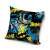Batman comic pillowcase, 40x40 cm, velor, black, blue, yellow